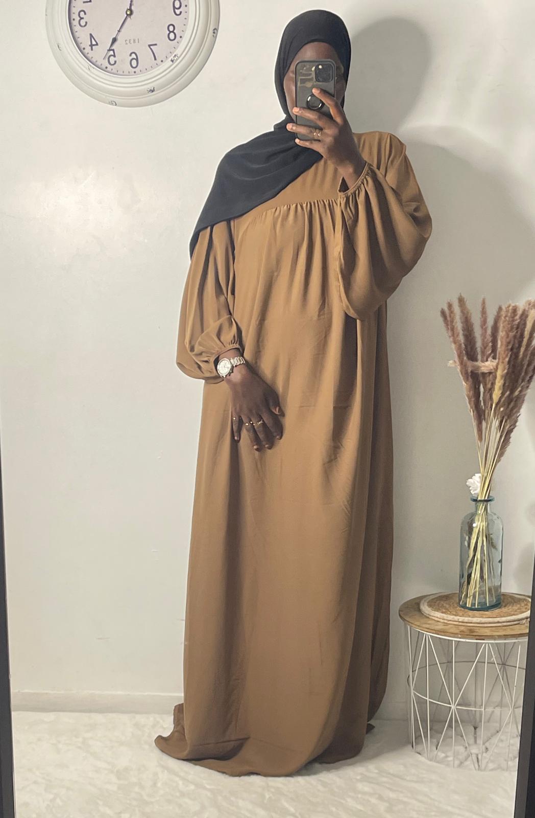 Abaya longue soie de medine