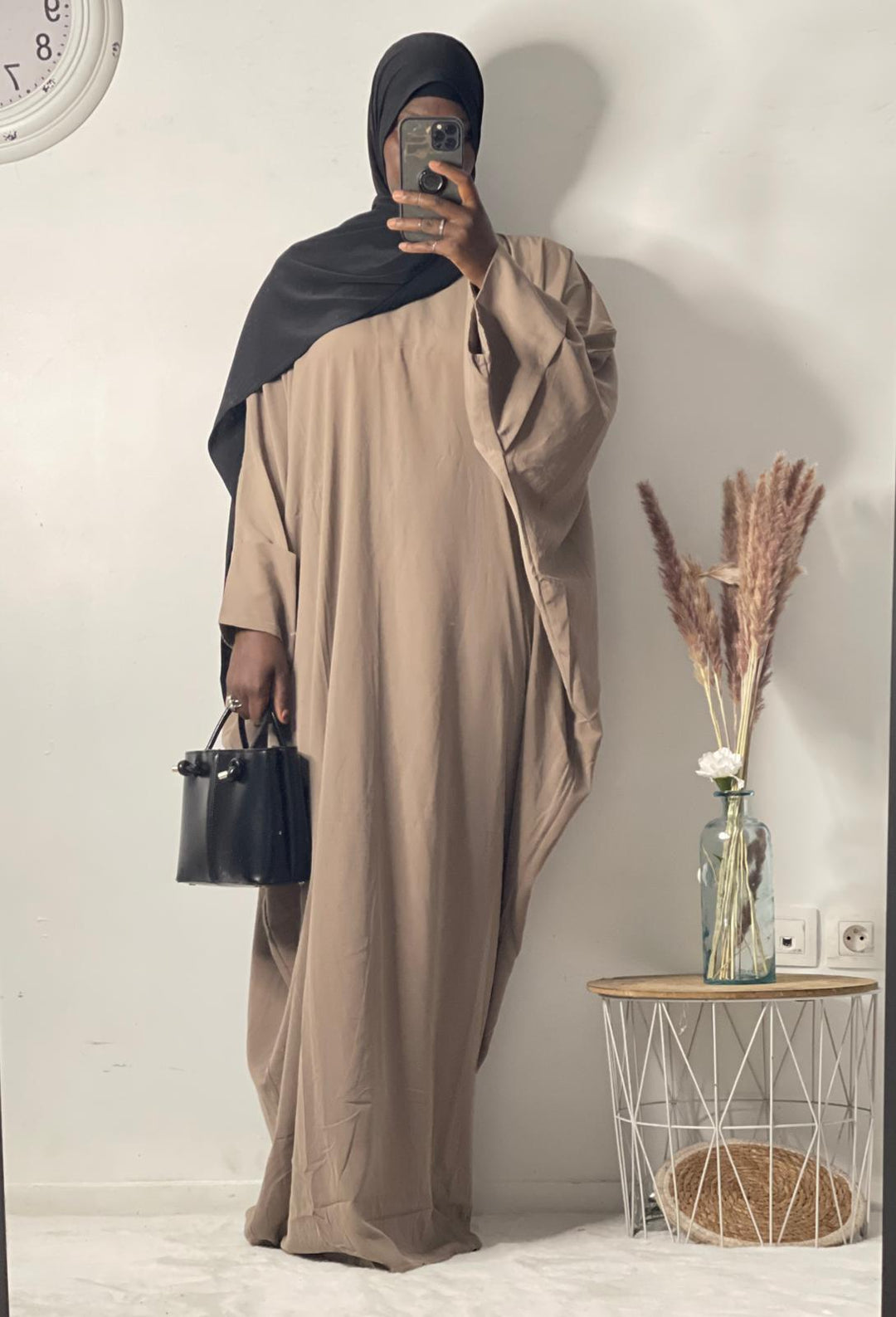 Abaya maxi évasée