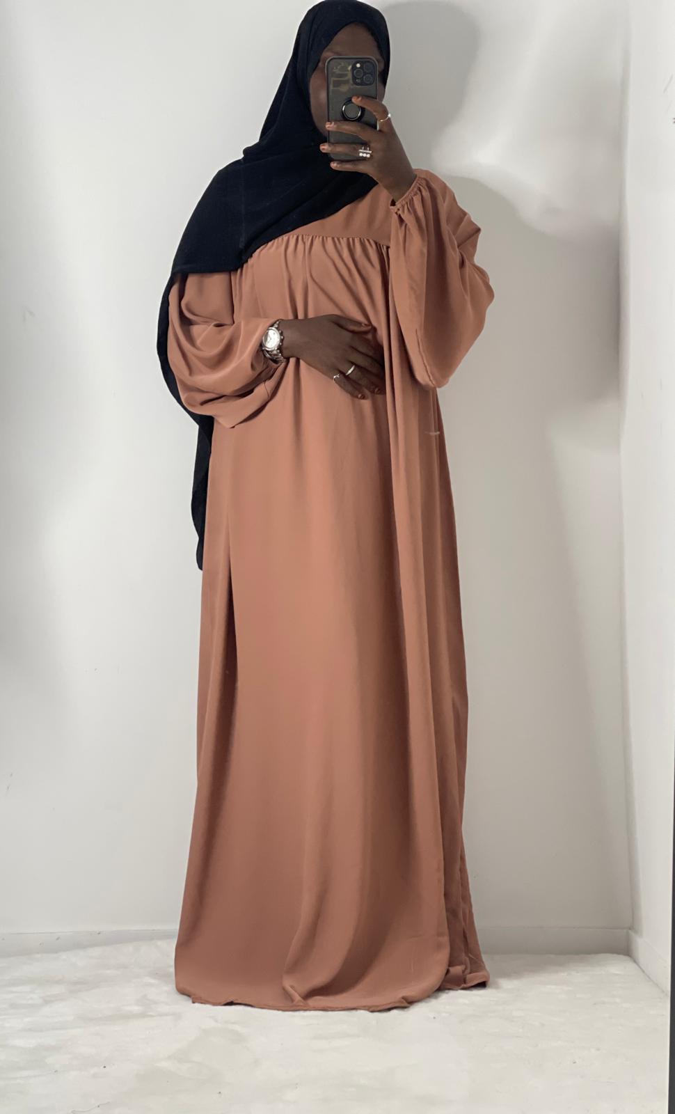 Abaya longue soie de medine