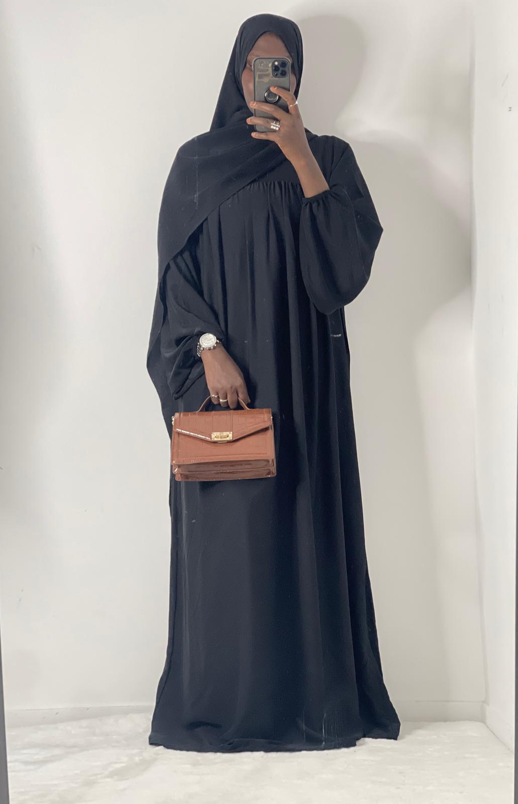 Abaya longue soie de medine