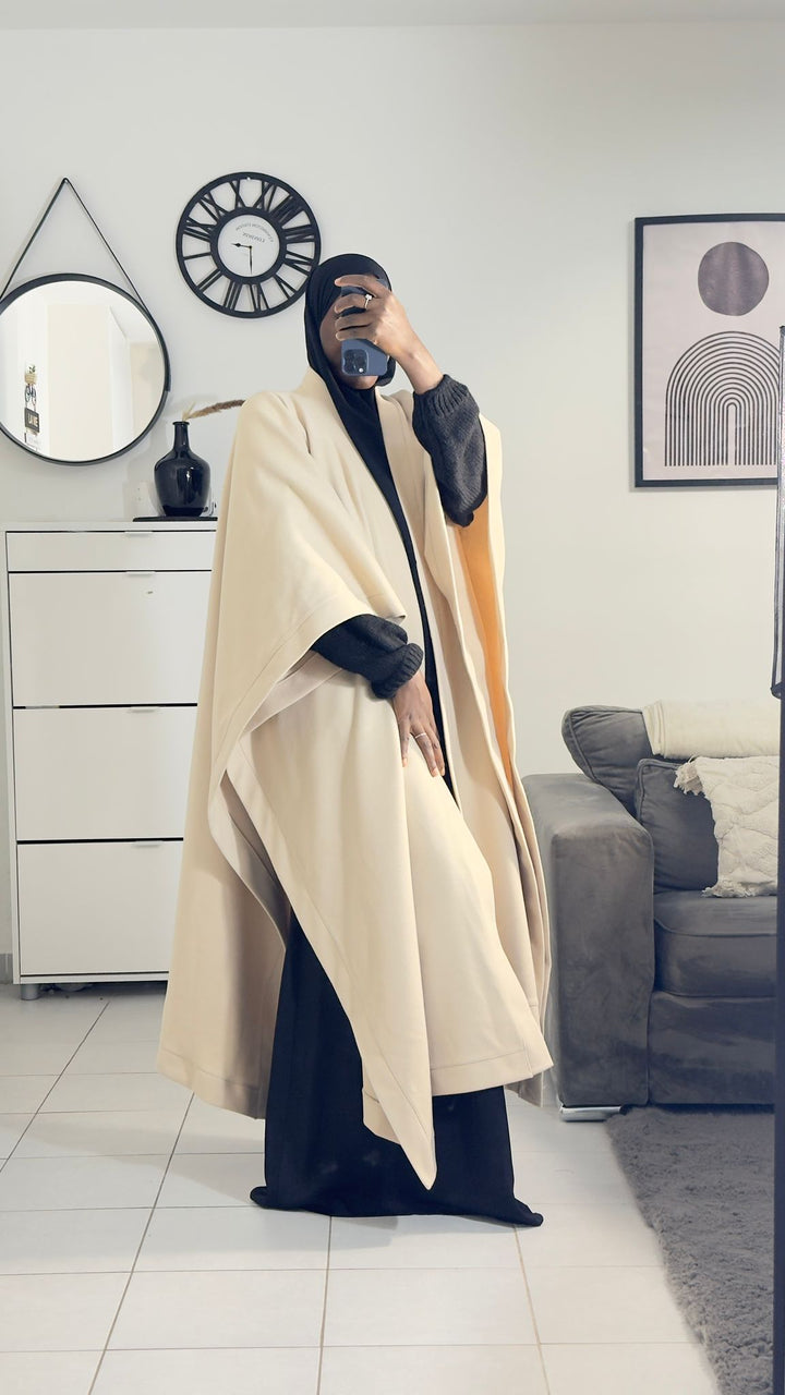 MANTEAU PONCHO LONG