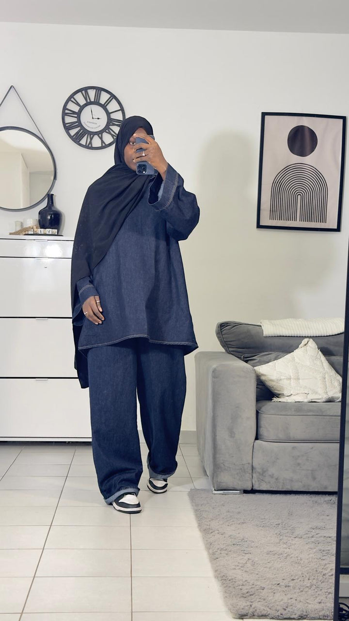 TUNIQUE EN JEAN OVERSIZE