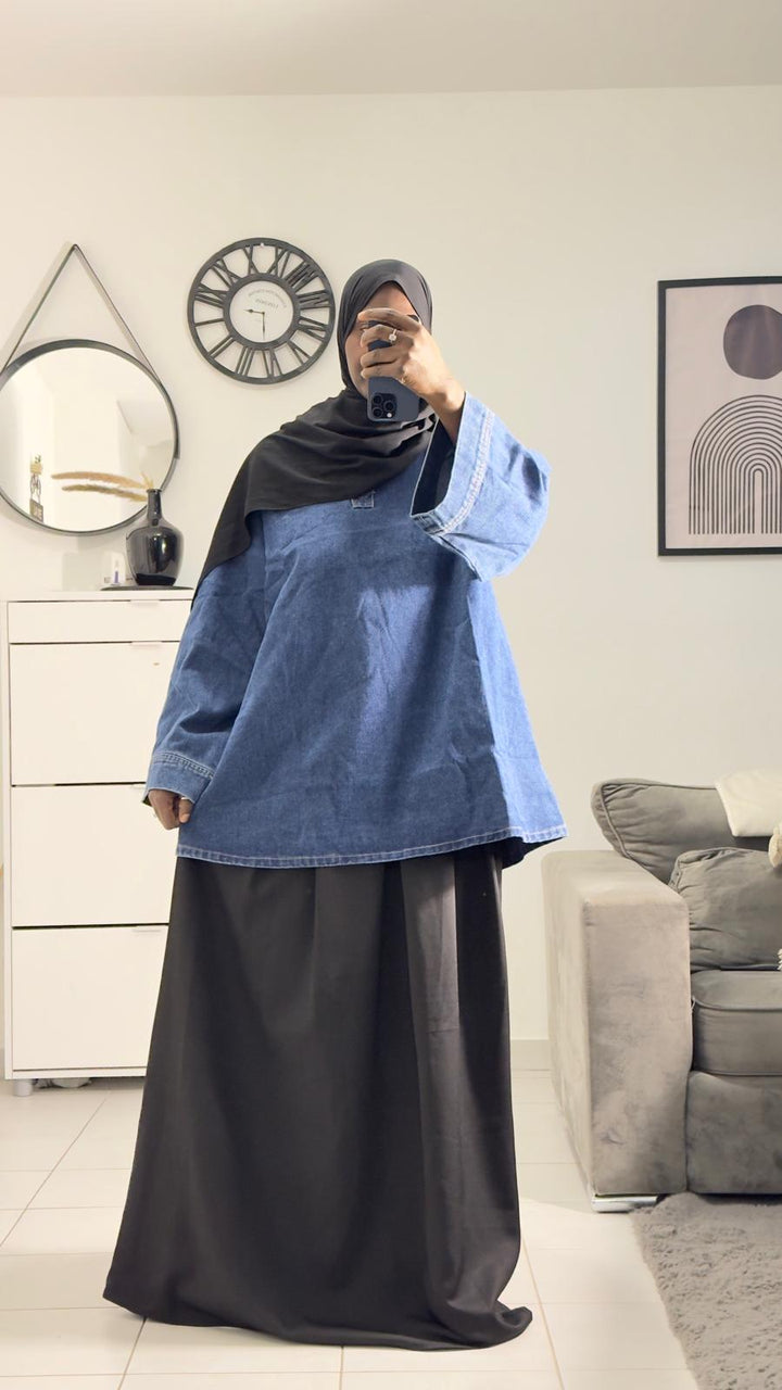 TUNIQUE EN JEAN OVERSIZE