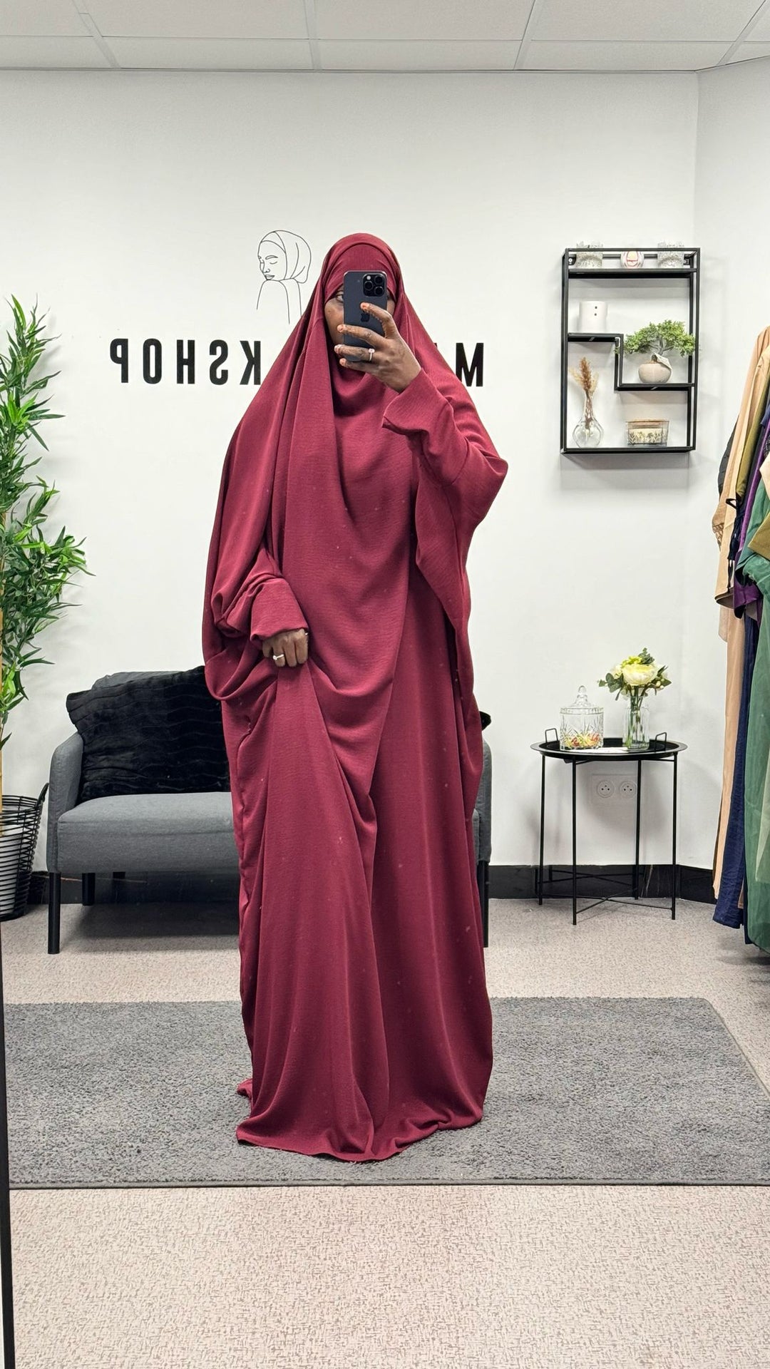 Jilbab 1 pièces maxi long