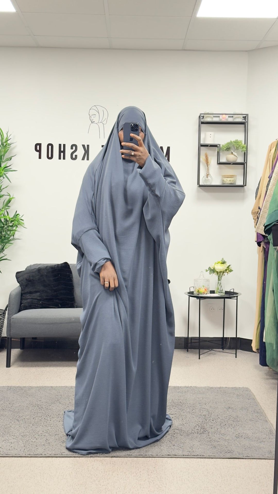 Jilbab 1 pièces maxi long