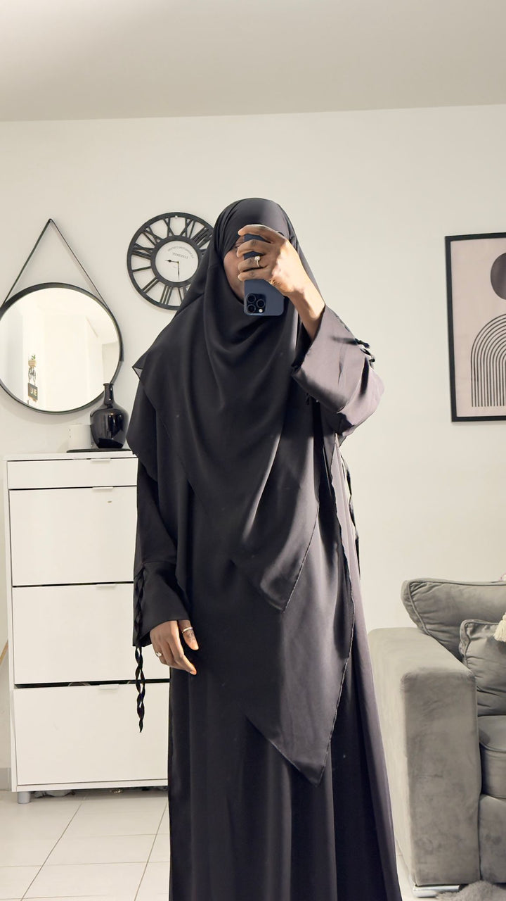 Khimar 2 voiles mousseline