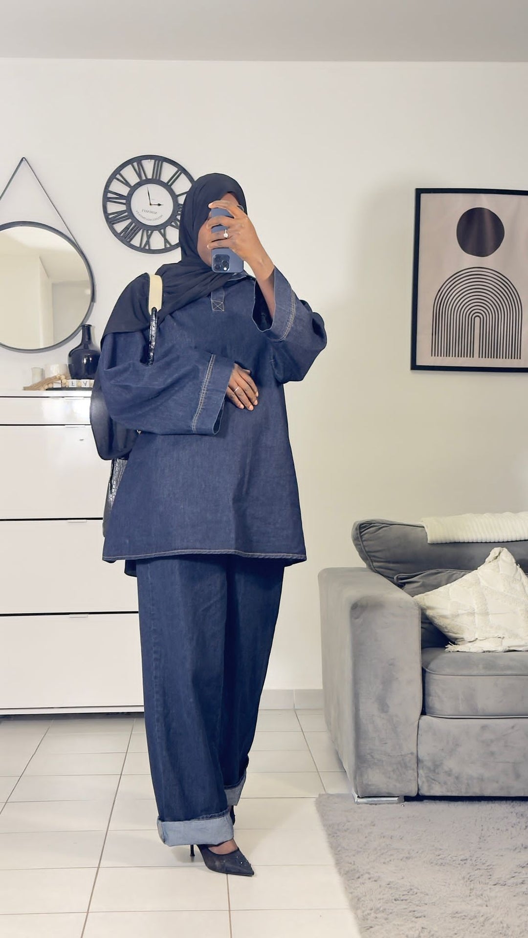 TUNIQUE EN JEAN OVERSIZE